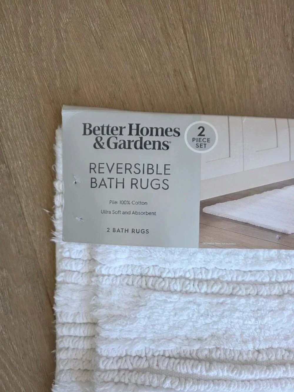Better Homes And Gardens reversible white